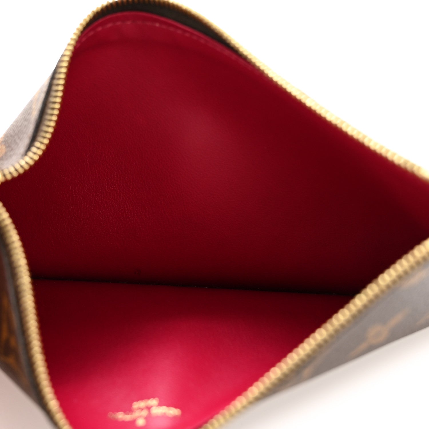 Louis Vuitton Monogram Pochette Felicie Chain Wallet Fuchsia