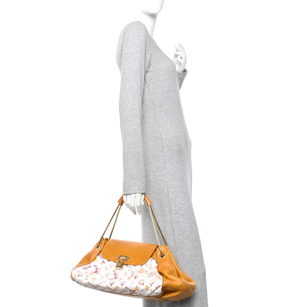 Louis Vuitton Monogram Watercolor Aquarelle Jamais White