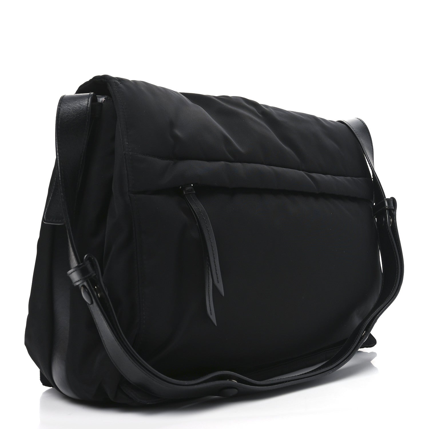 Prada Re-Nylon Padded Large Traveller Black