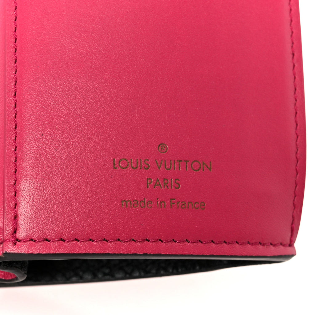 Louis Vuitton Taurillon Capucines Compact Wallet Black