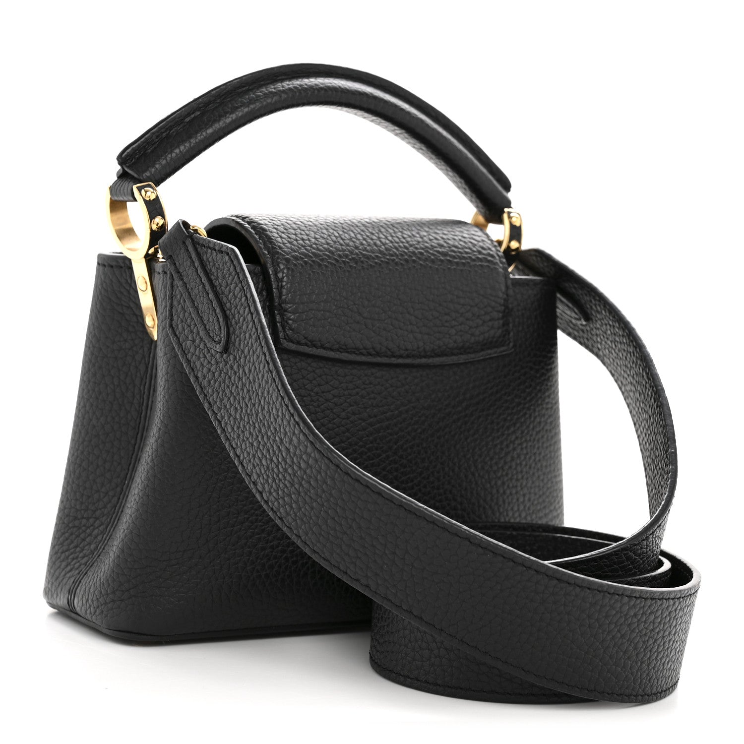 Louis Vuitton Taurillon Mini Capucines Black