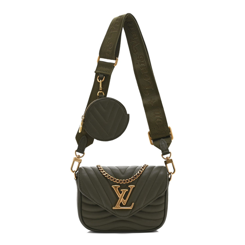Louis Vuitton Calfskin New Wave Multi Pochette Kaki