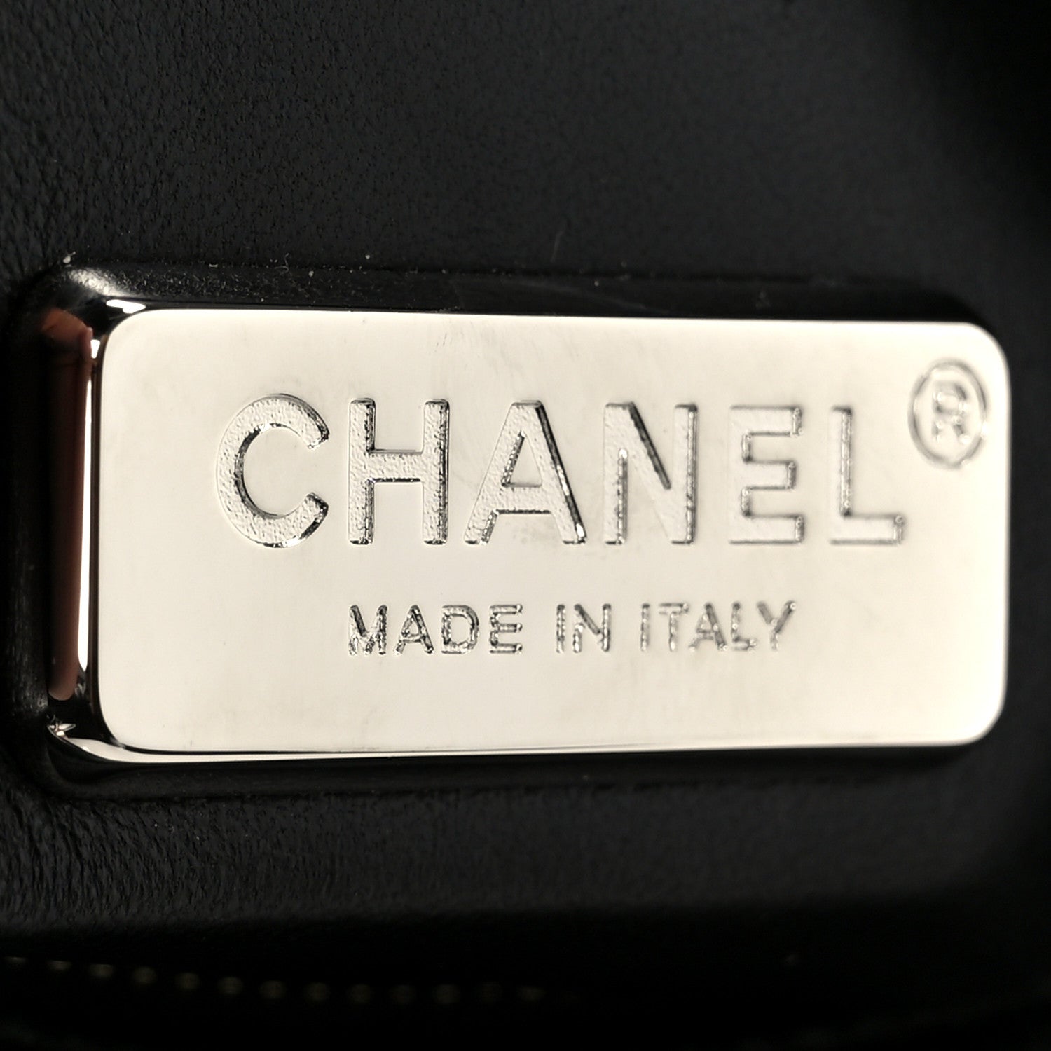 Chanel Snakeskin Patent Calfskin Small Gabrielle Hobo Black