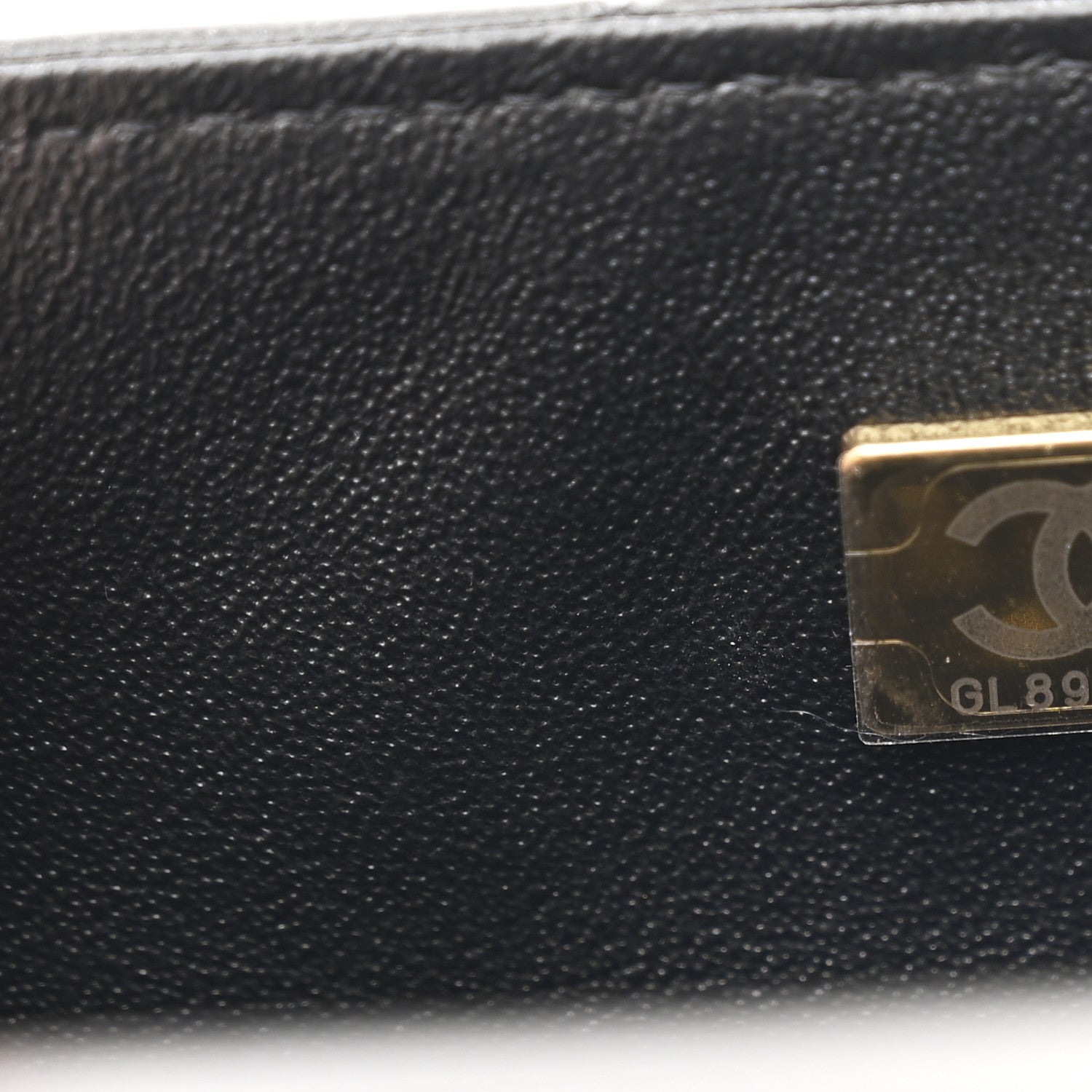 Chanel Lambskin Quilted Mini Rectangular Flap Black