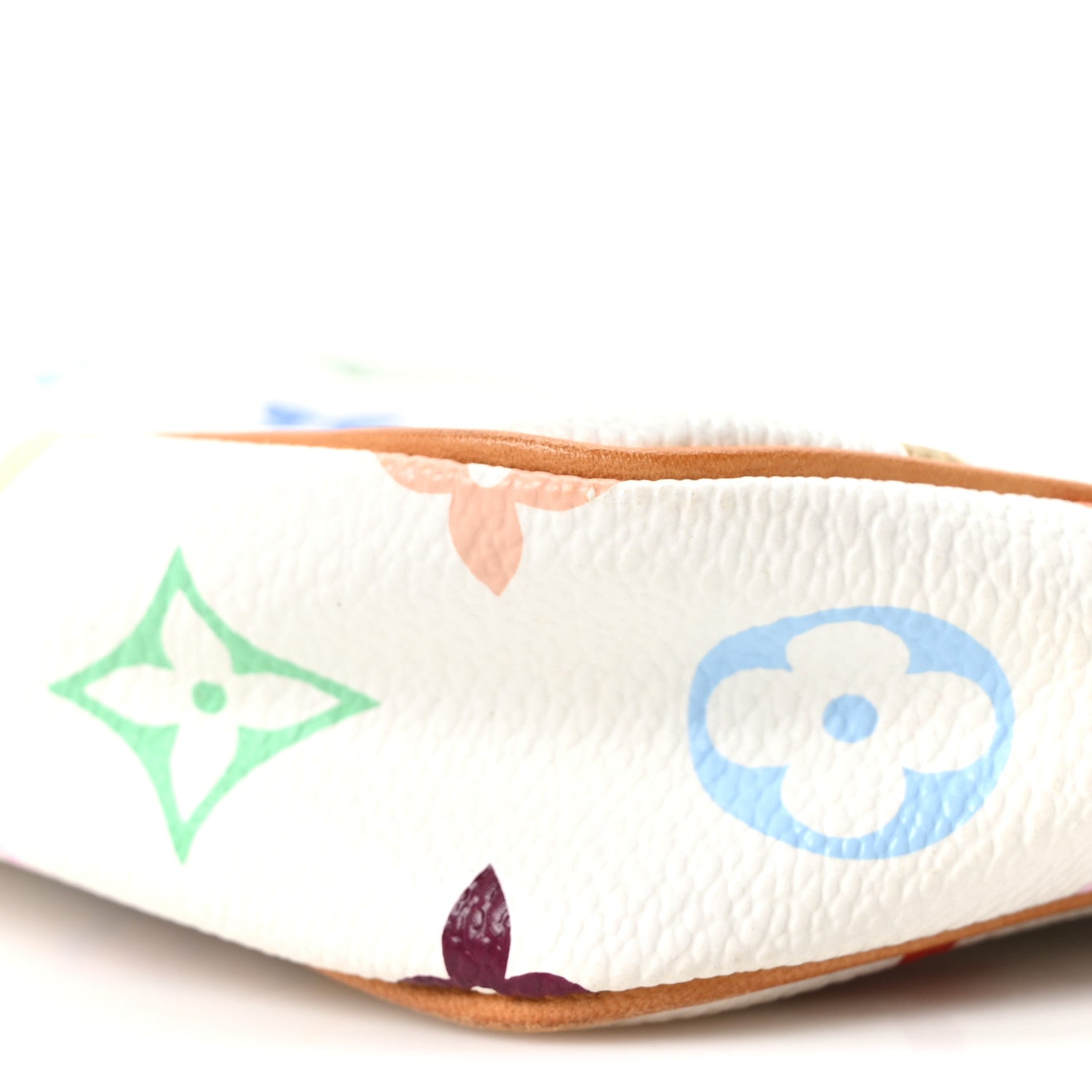 Louis Vuitton Monogram Multicolor Pochette Accessories White