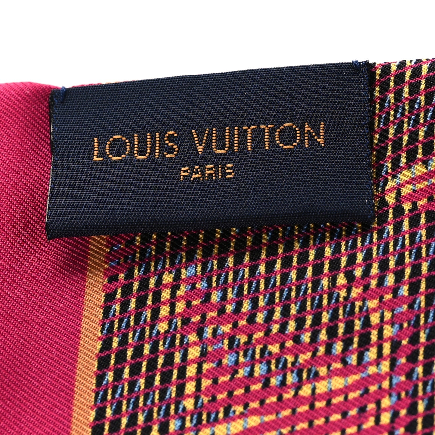 Louis Vuitton Silk Monogram Damier Pop Print Bandeau Pink