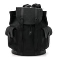 Louis Vuitton Taurillon Monogram Christopher MM Backpack Black