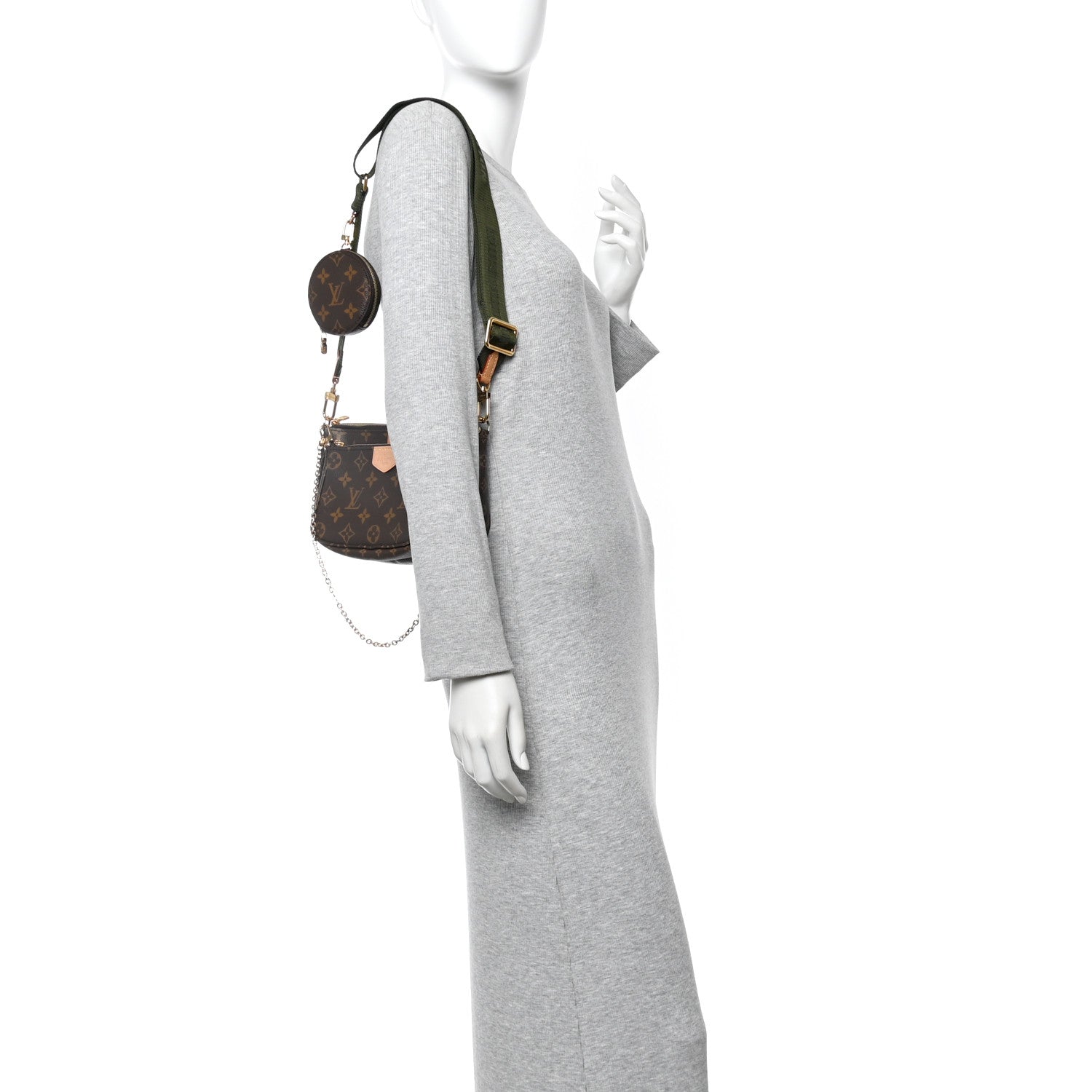 Louis Vuitton Monogram Multi Pochette Accessories Kaki