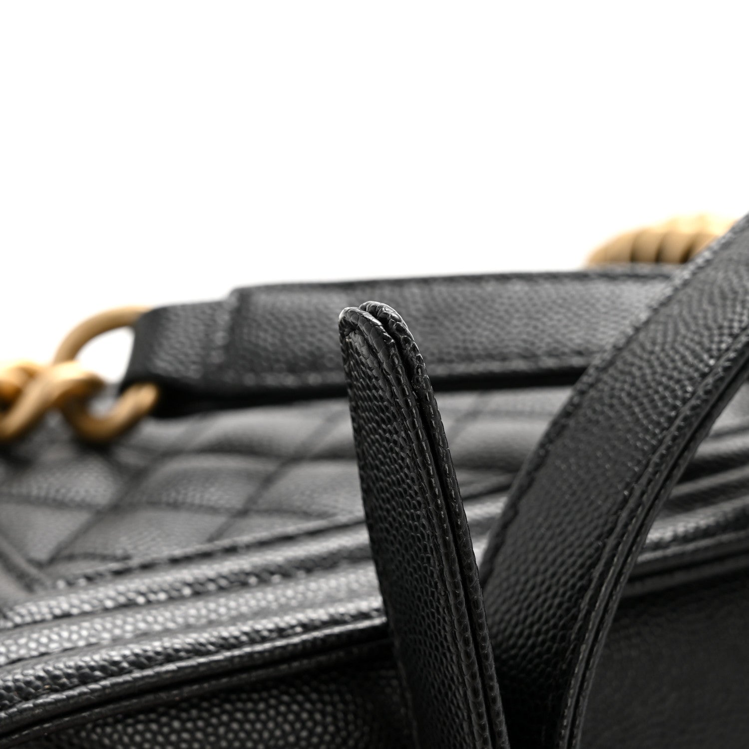 Chanel Caviar Quilted Medium Boy Flap Black