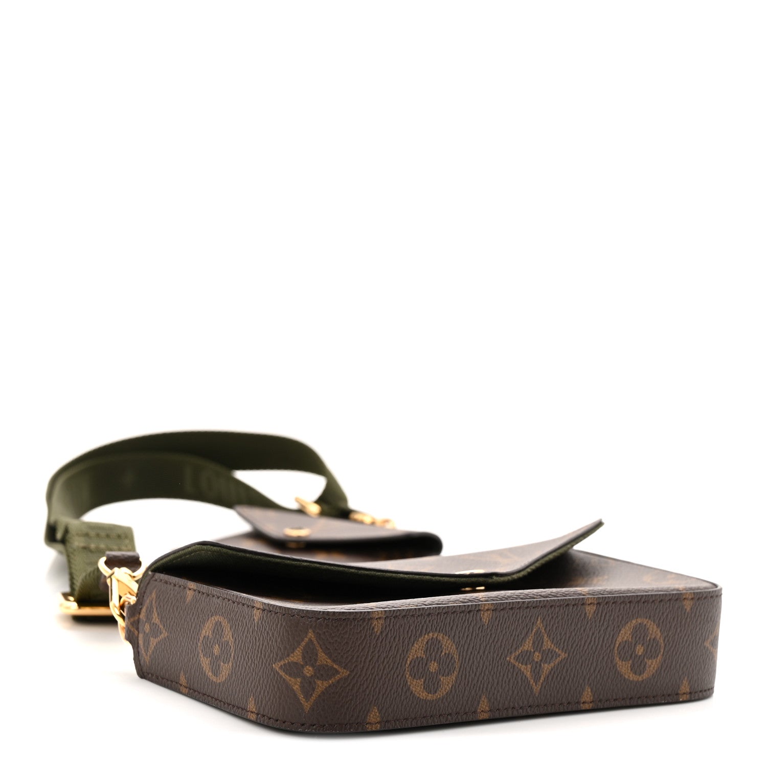 Louis Vuitton Monogram Felicie Strap & Go Kaki