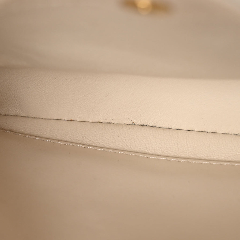 Prada Spazzolato Cleo Shoulder Bag Avorio