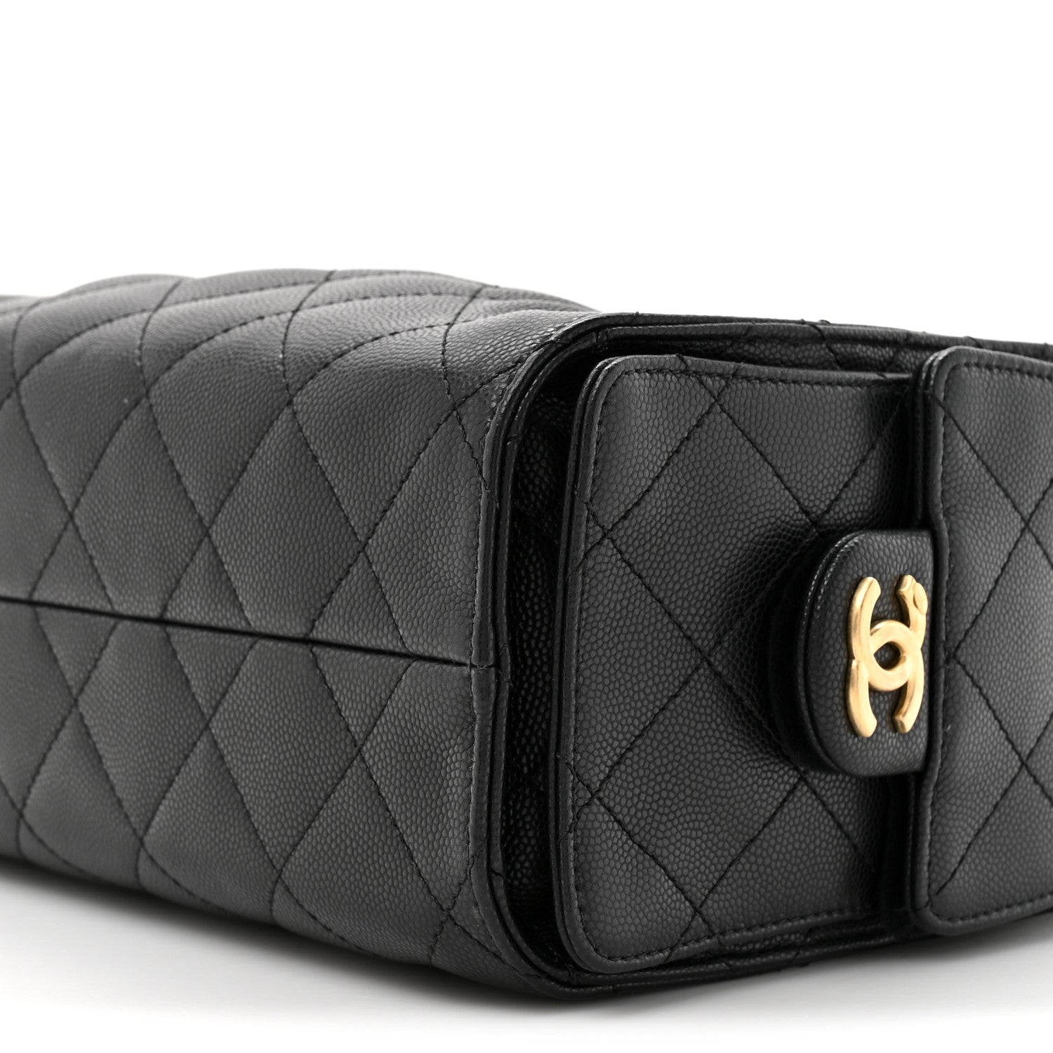 Chanel Caviar Quilted Mini Chanel 25 Handbag Black