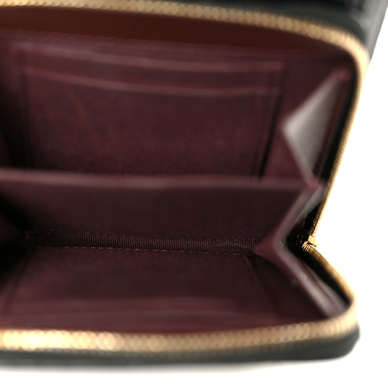 Chanel Caviar Quilted Phone Holder With Chain Black