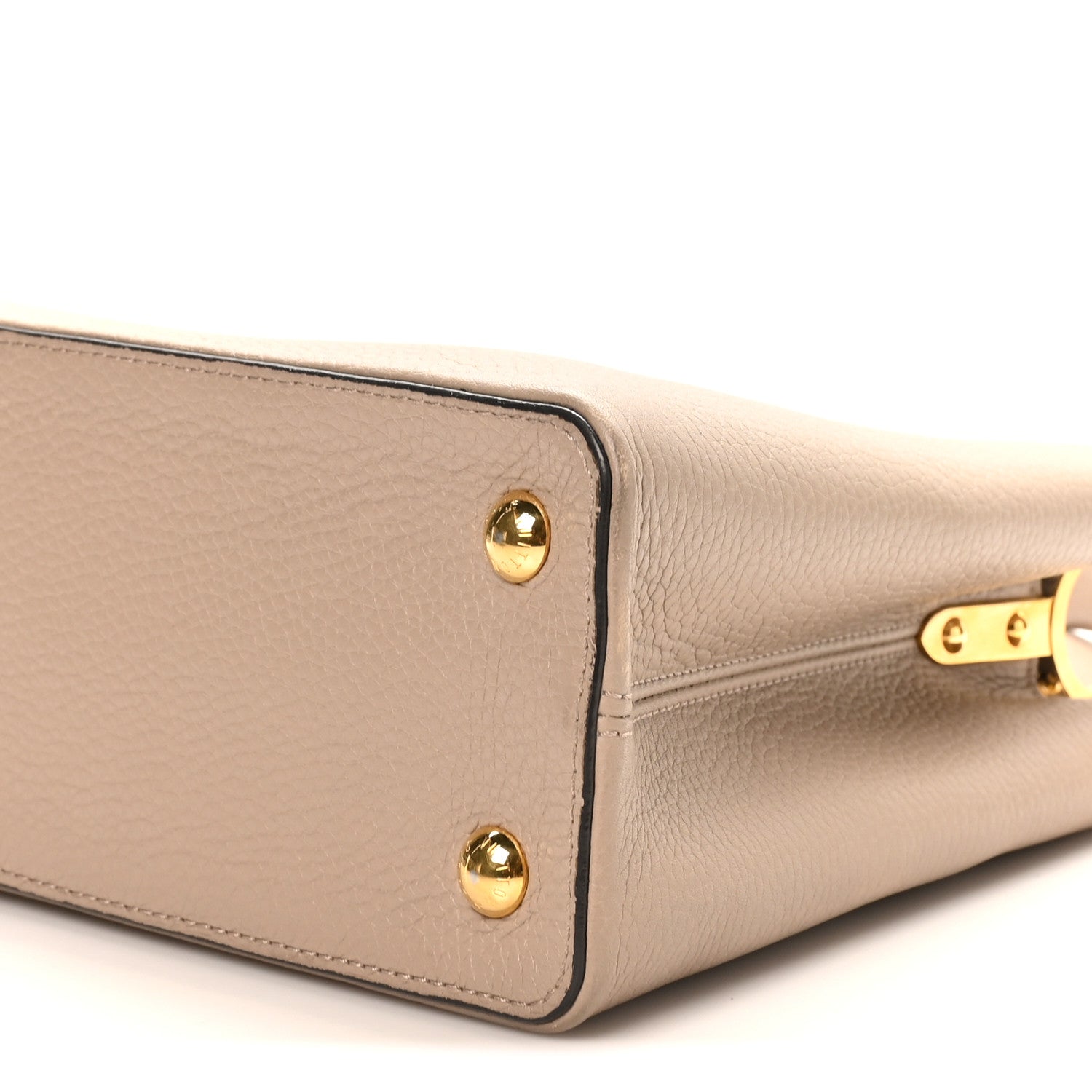 Louis Vuitton Taurillon Capucines PM Galet
