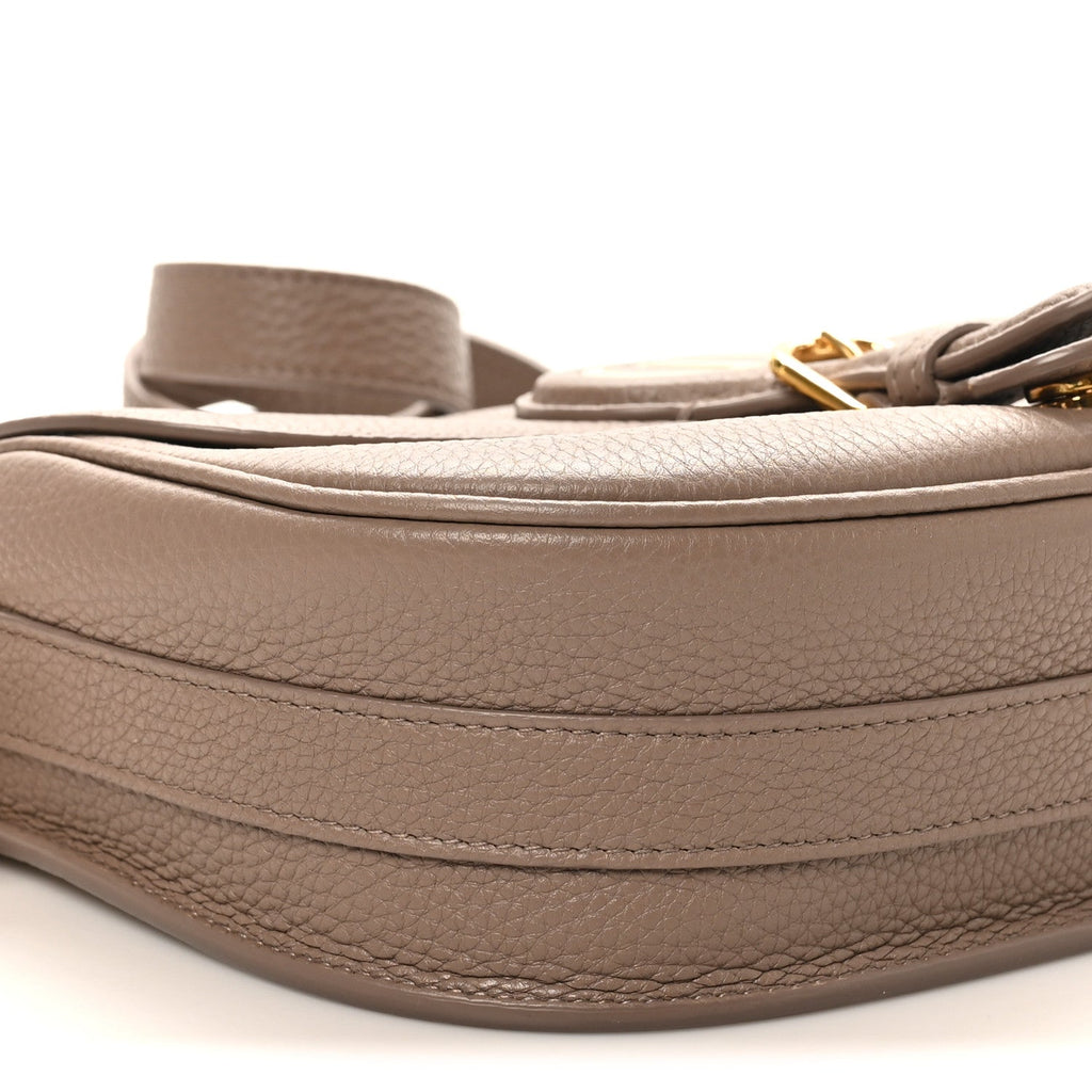 Christian Dior Grained Calfskin Medium Bobby Flap Warm Taupe