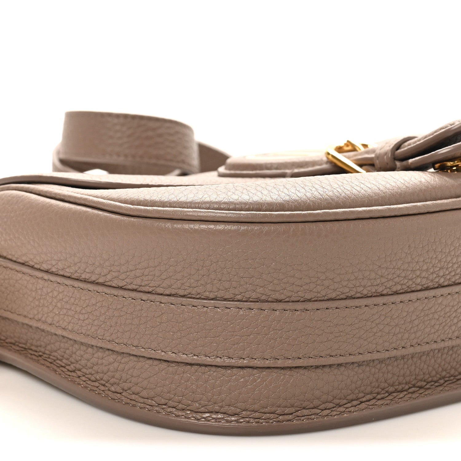 Christian Dior Grained Calfskin Medium Bobby Flap Warm Taupe