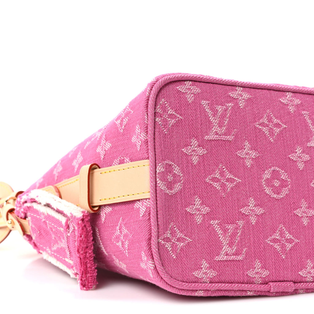 Louis Vuitton Monogram Denim All In BB Fuchsia