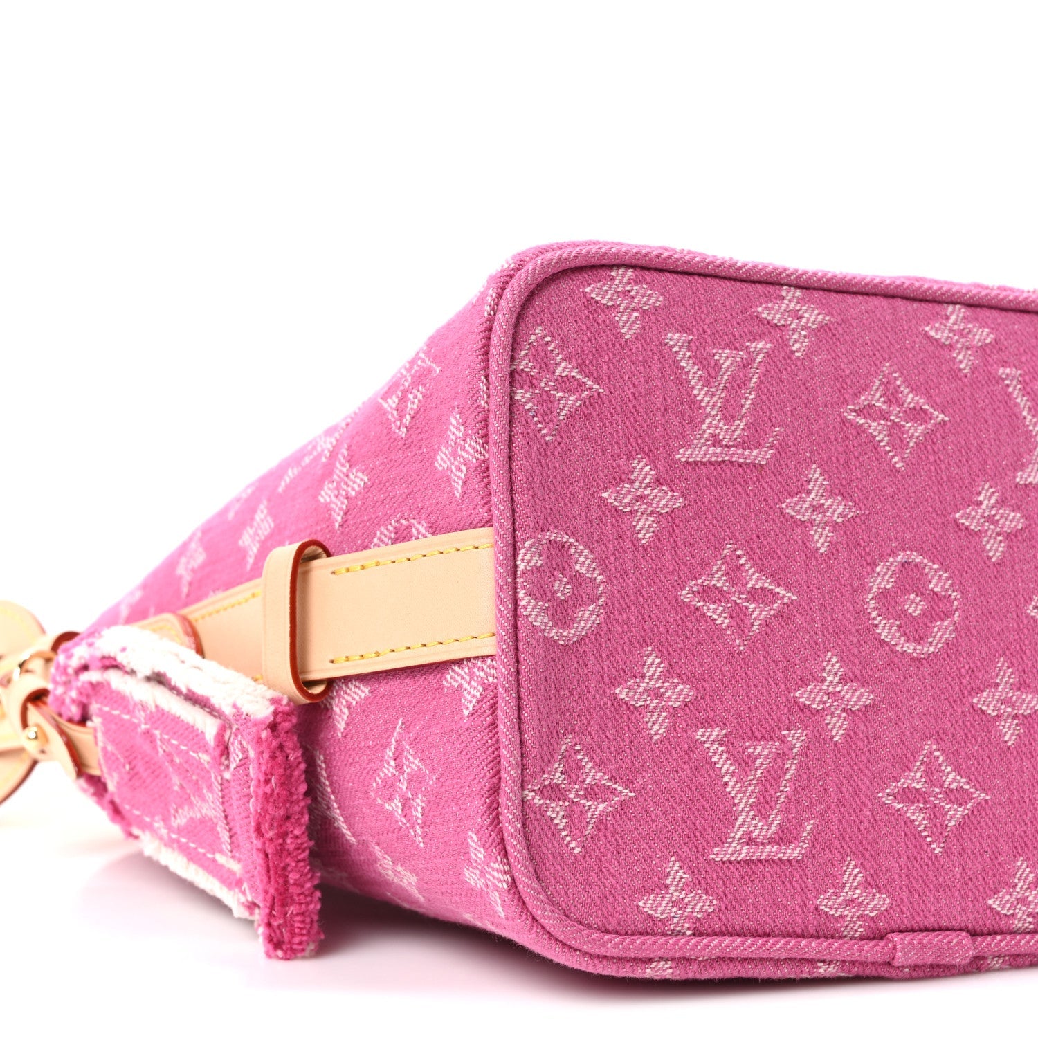 Louis Vuitton Monogram Denim All In BB Fuchsia