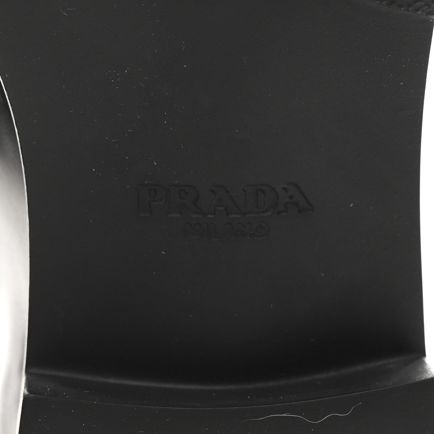 Prada Spazzolato Loafers 37.5 Black