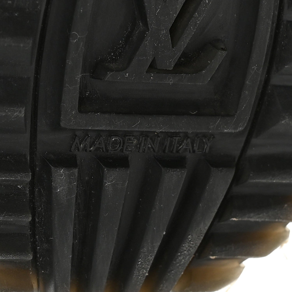 Louis Vuitton Suede Monogram Run Away Sneakers 36.5 Black