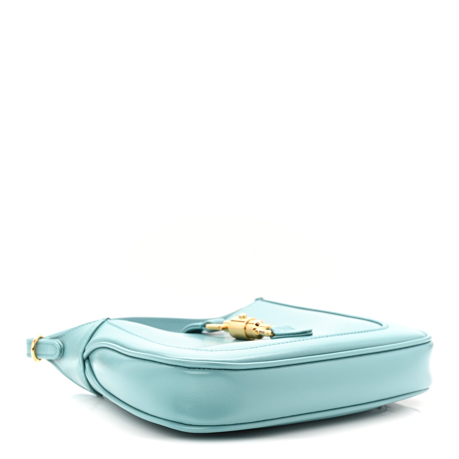 Gucci Boarded Dyana Lux Calfskin Mini Jackie 1961 Hobo Dusty Azure
