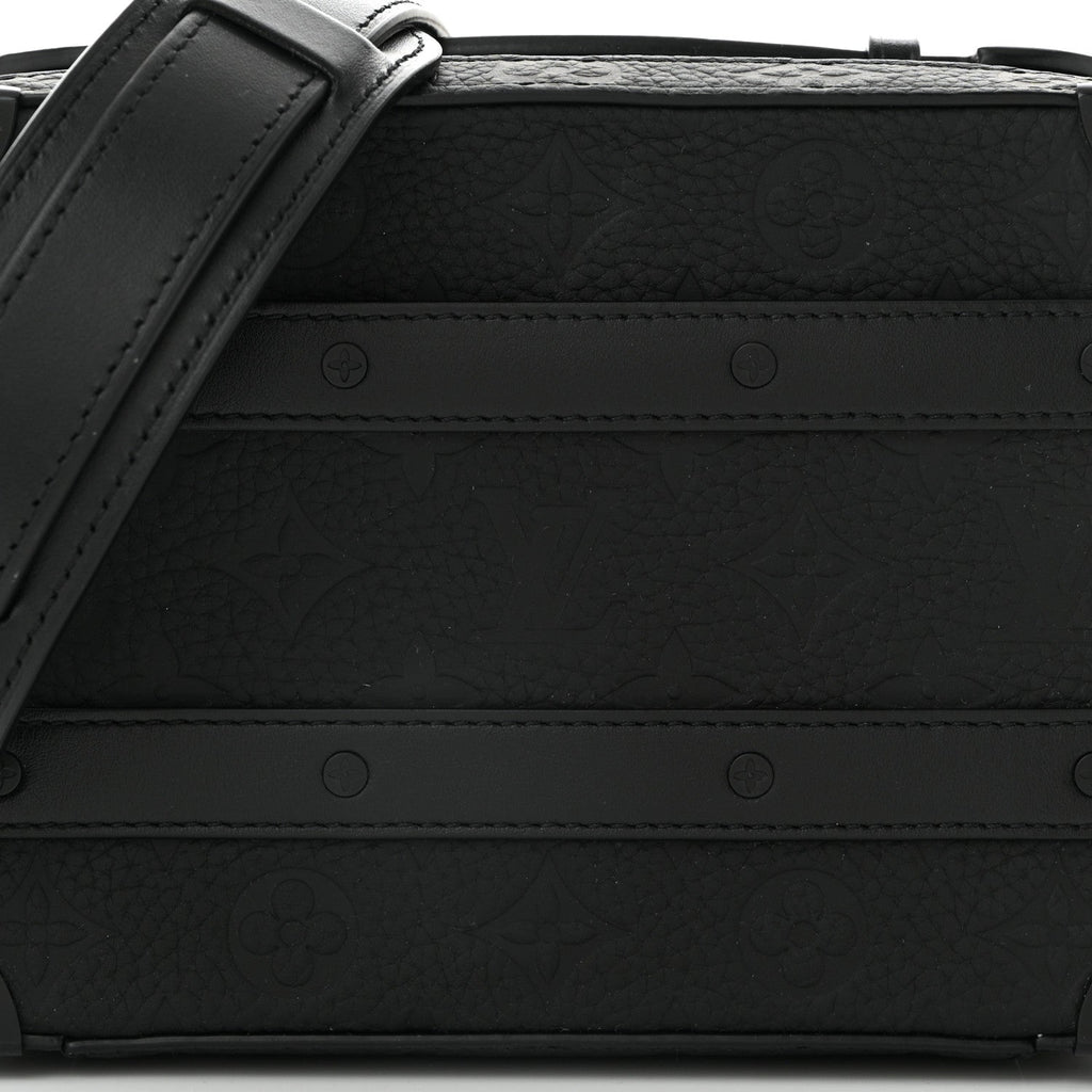 Louis Vuitton Taurillon Monogram Soft Trunk Black