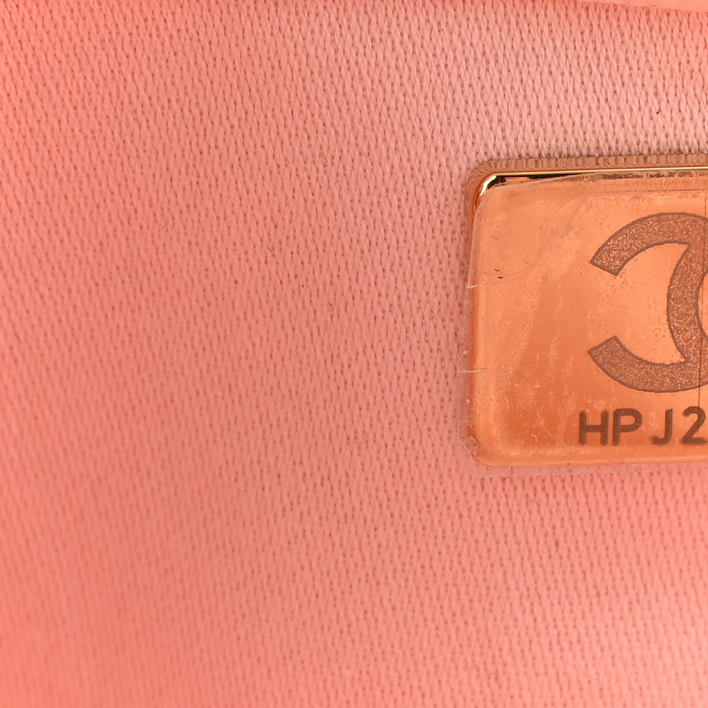 Chanel Caviar Quilted Mini Chanel 25 Handbag Light Pink