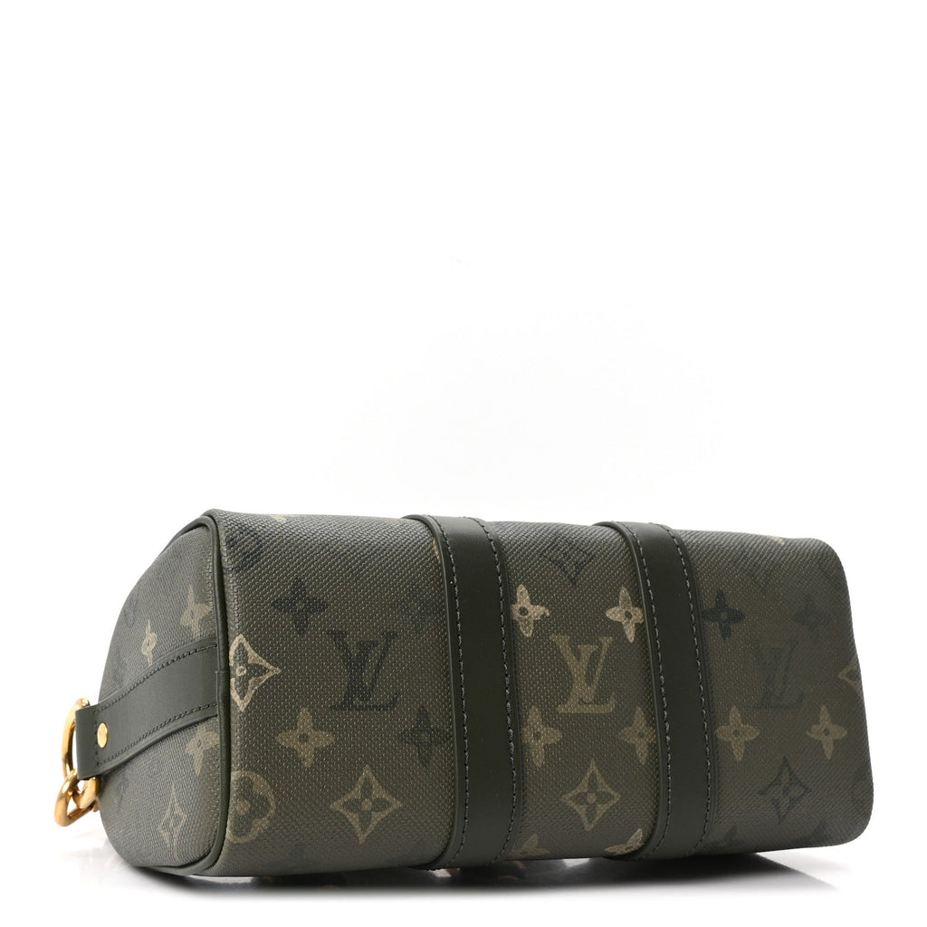 Louis Vuitton Monogram Surplus Keepall Bandouliere 25 Khaki