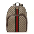 Gucci GG Supreme Monogram Medium Ophidia Day Backpack Brown
