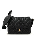 Chanel Calfskin Quilted Bolero De Chanel Flap Bag Black
