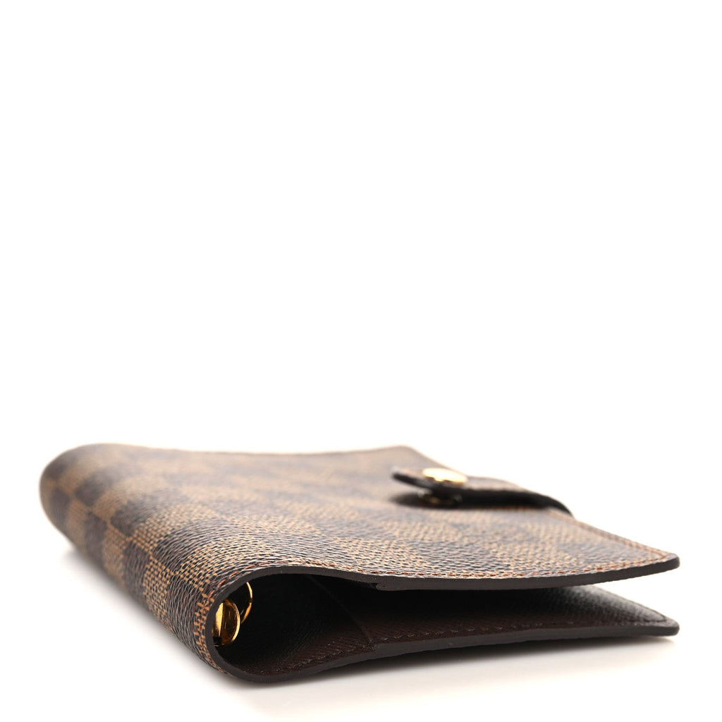 Louis Vuitton Damier Ebene Small Ring Agenda Cover
