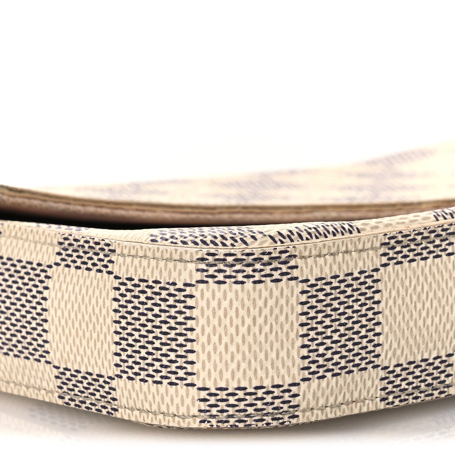 Louis Vuitton Damier Azur Pochette Felicie Chain Wallet Rose Ballerine
