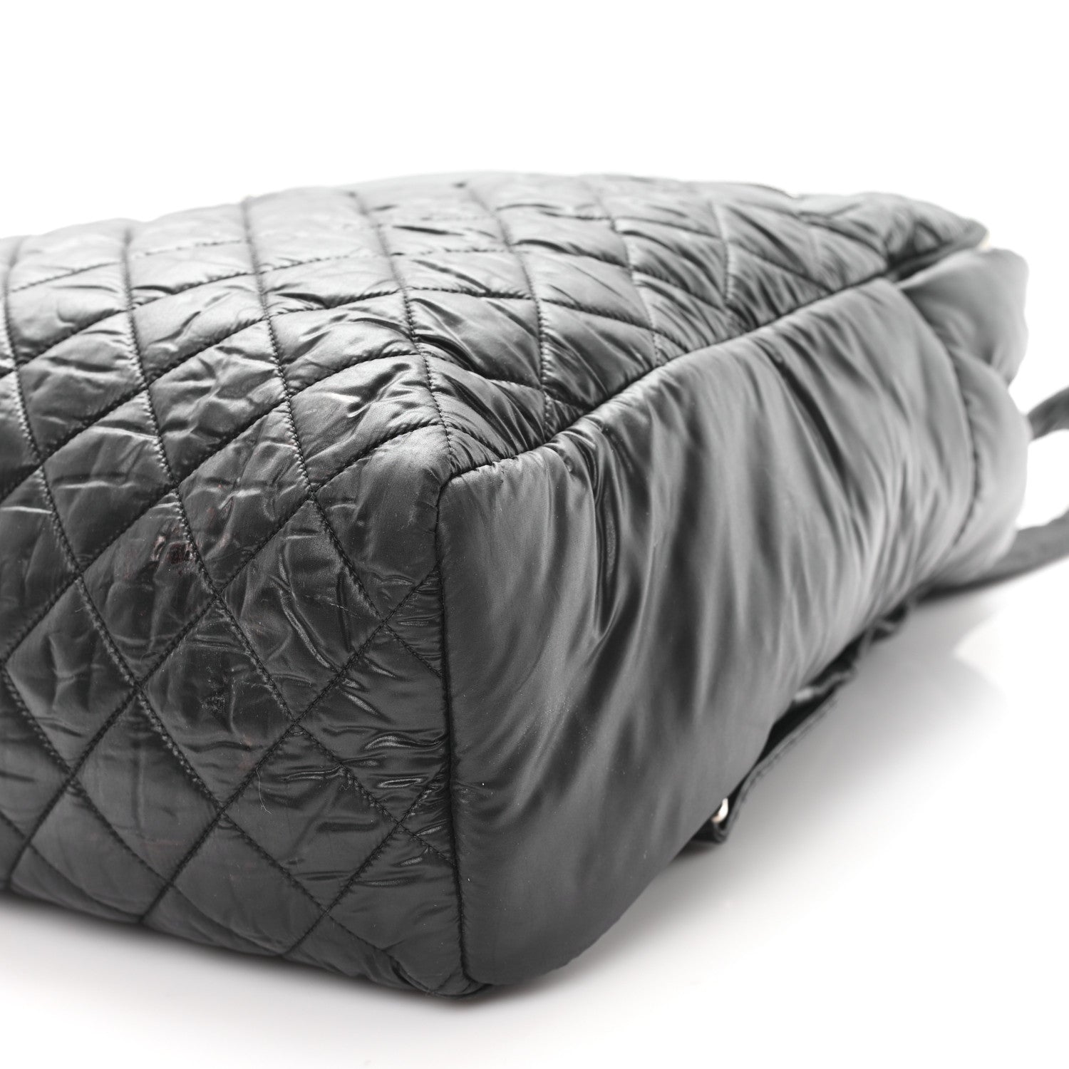 Chanel Nylon Quilted Coco Cocoon Backpack Black