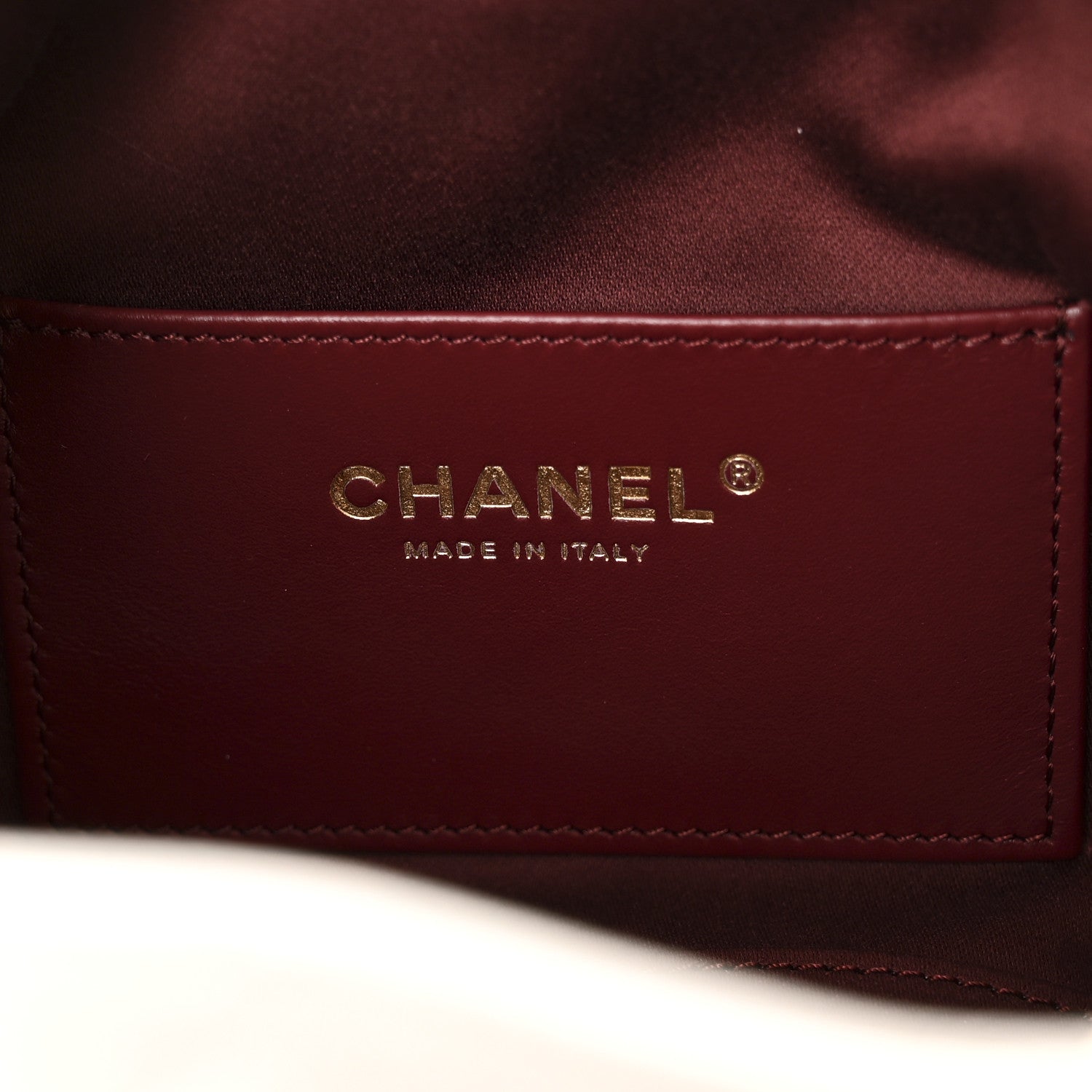 Chanel Caviar Quilted Mini Chanel 25 Handbag White