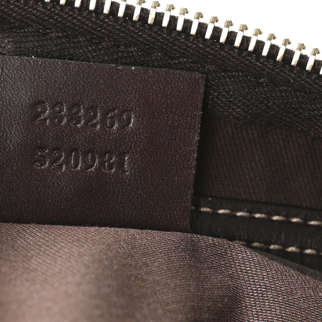 Gucci GG Supreme Monogram Belt Bag Dark Brown