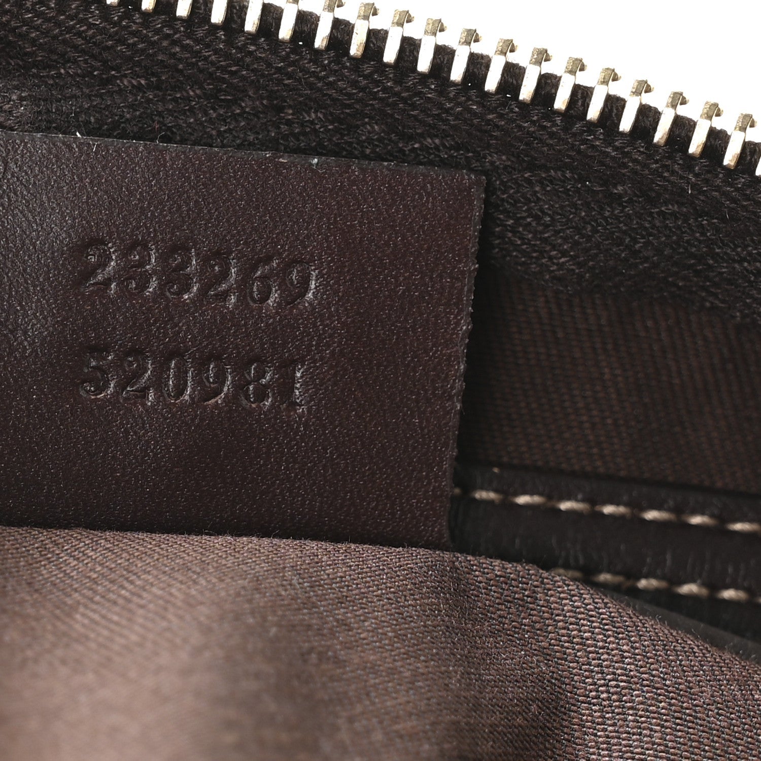 Gucci GG Supreme Monogram Belt Bag Dark Brown