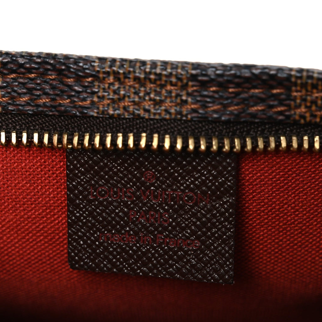 Louis Vuitton Damier Ebene Trousse Make Up Bag Pochette