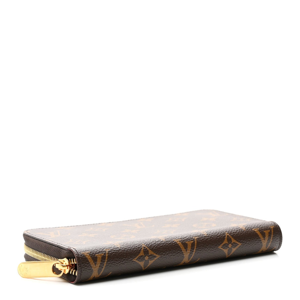 Louis Vuitton Monogram Zippy Wallet Coquelicot
