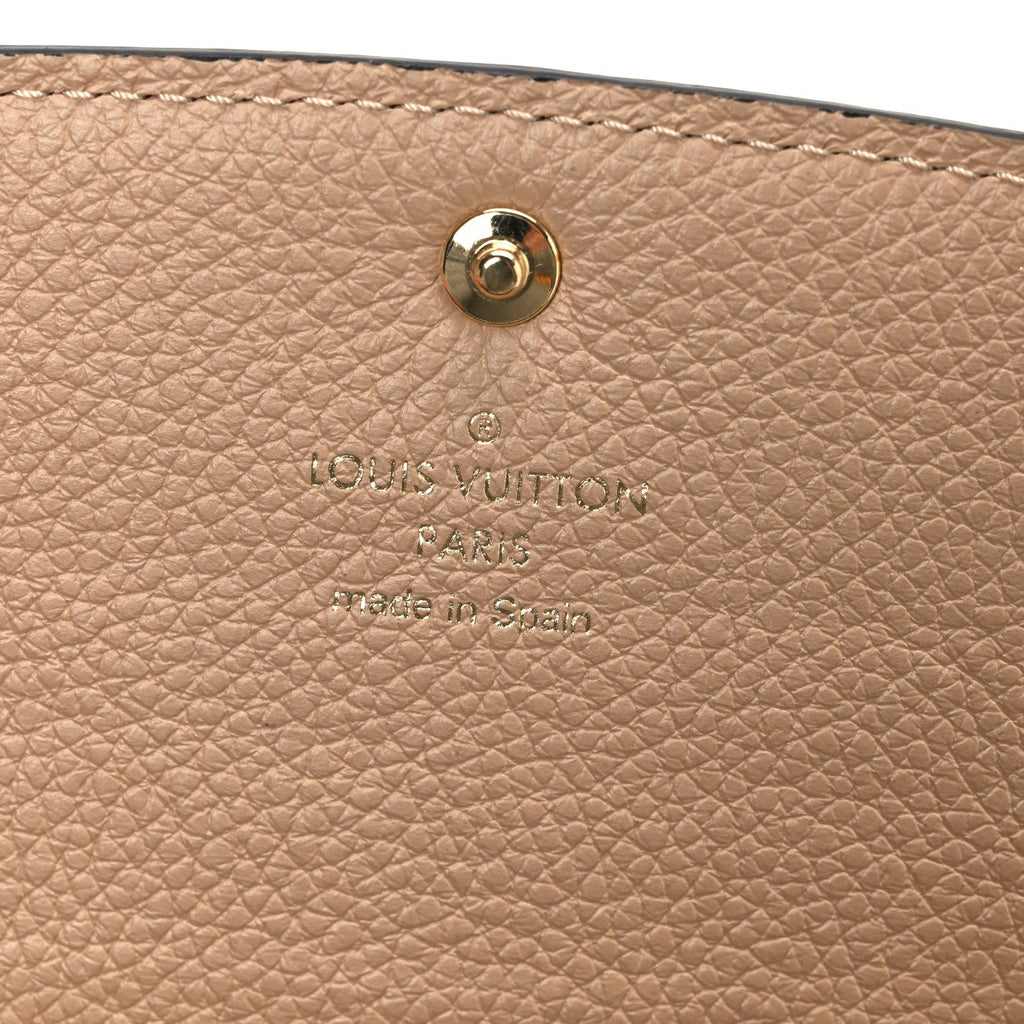 Louis Vuitton Empreinte Emilie Wallet Black Dune