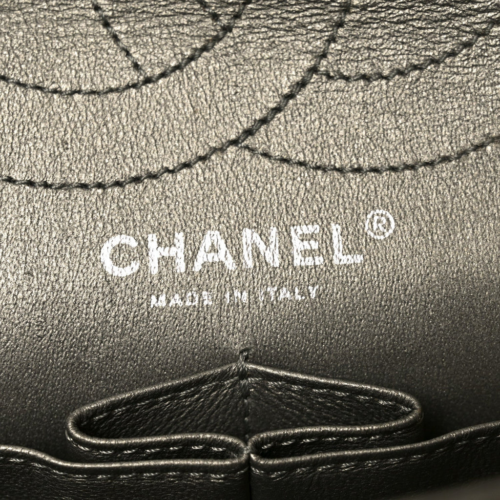 Chanel Metallic Aged Calfskin Quilted 2.55 Reissue 226 Flap Dark Gold