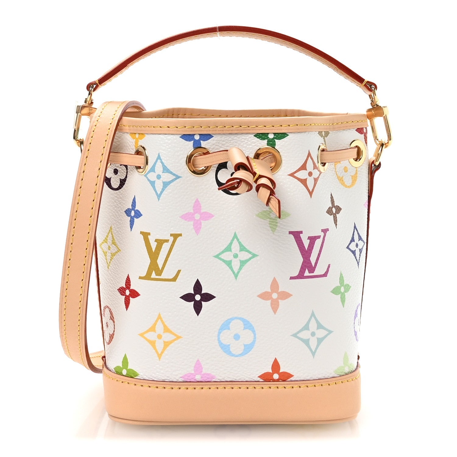 Louis Vuitton LV x TM Monogram Multicolor Nano Noe NV White