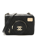 Chanel Lambskin Quilted Coco Click Bag Black