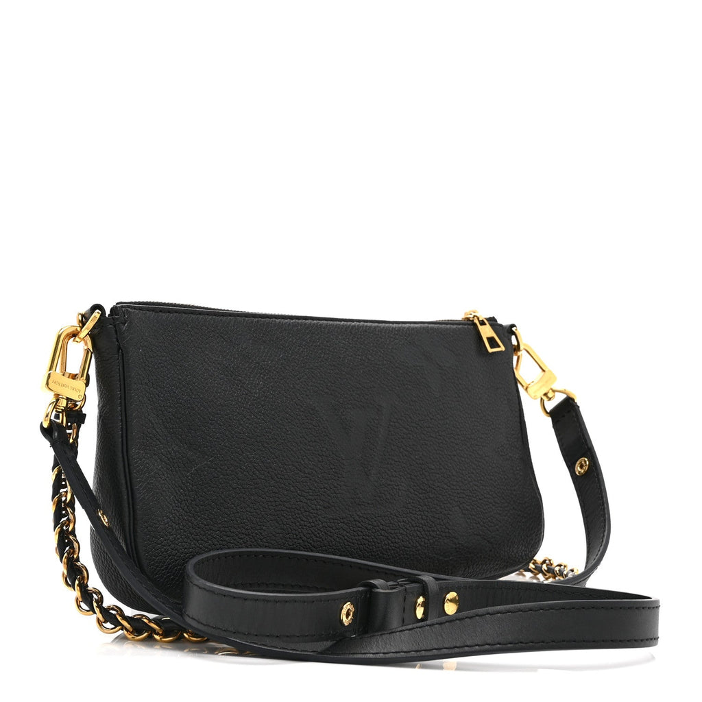 Louis Vuitton Empreinte Monogram Giant Multi Pochette Accessories Black
