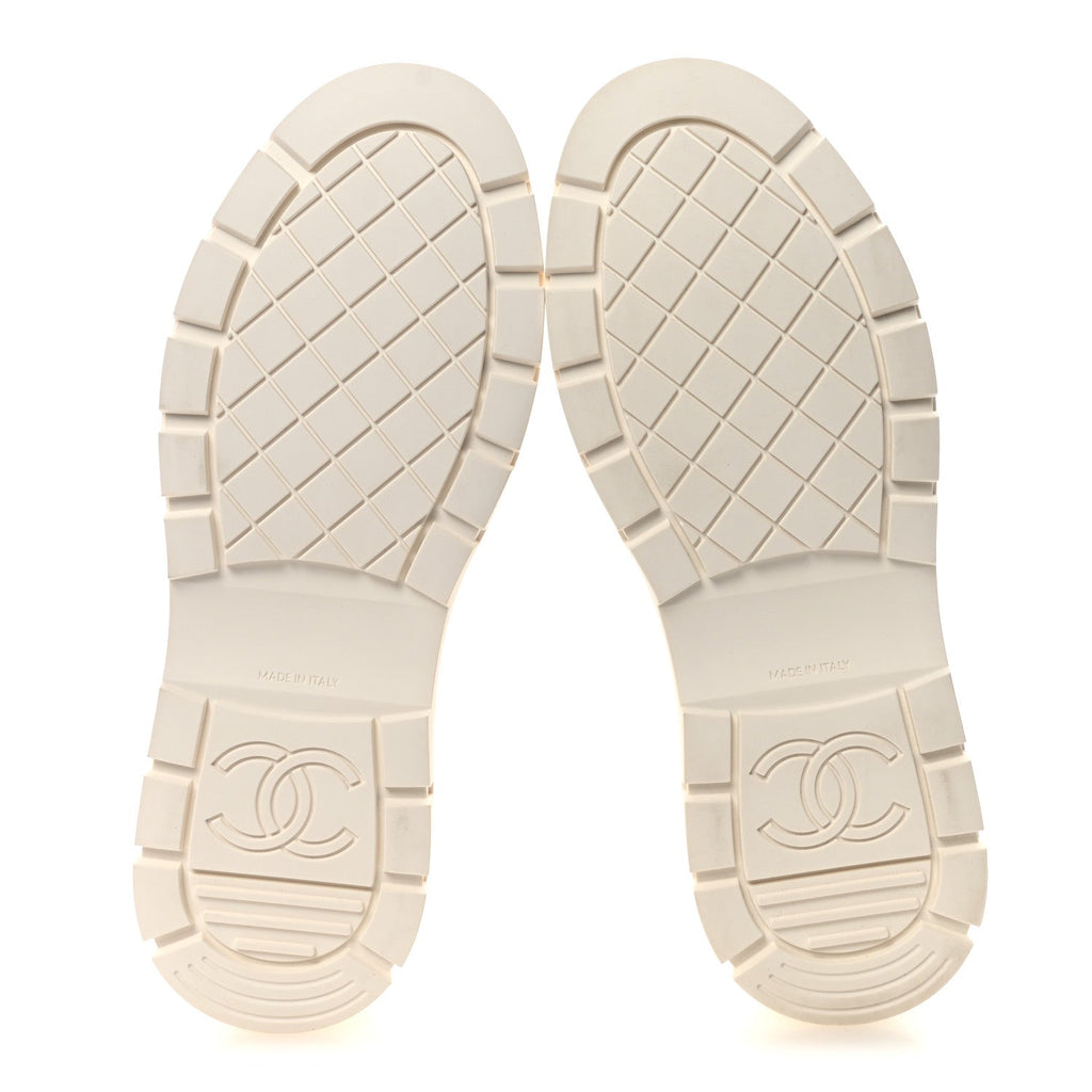 Lambskin Mary Jane Flats 41 White
