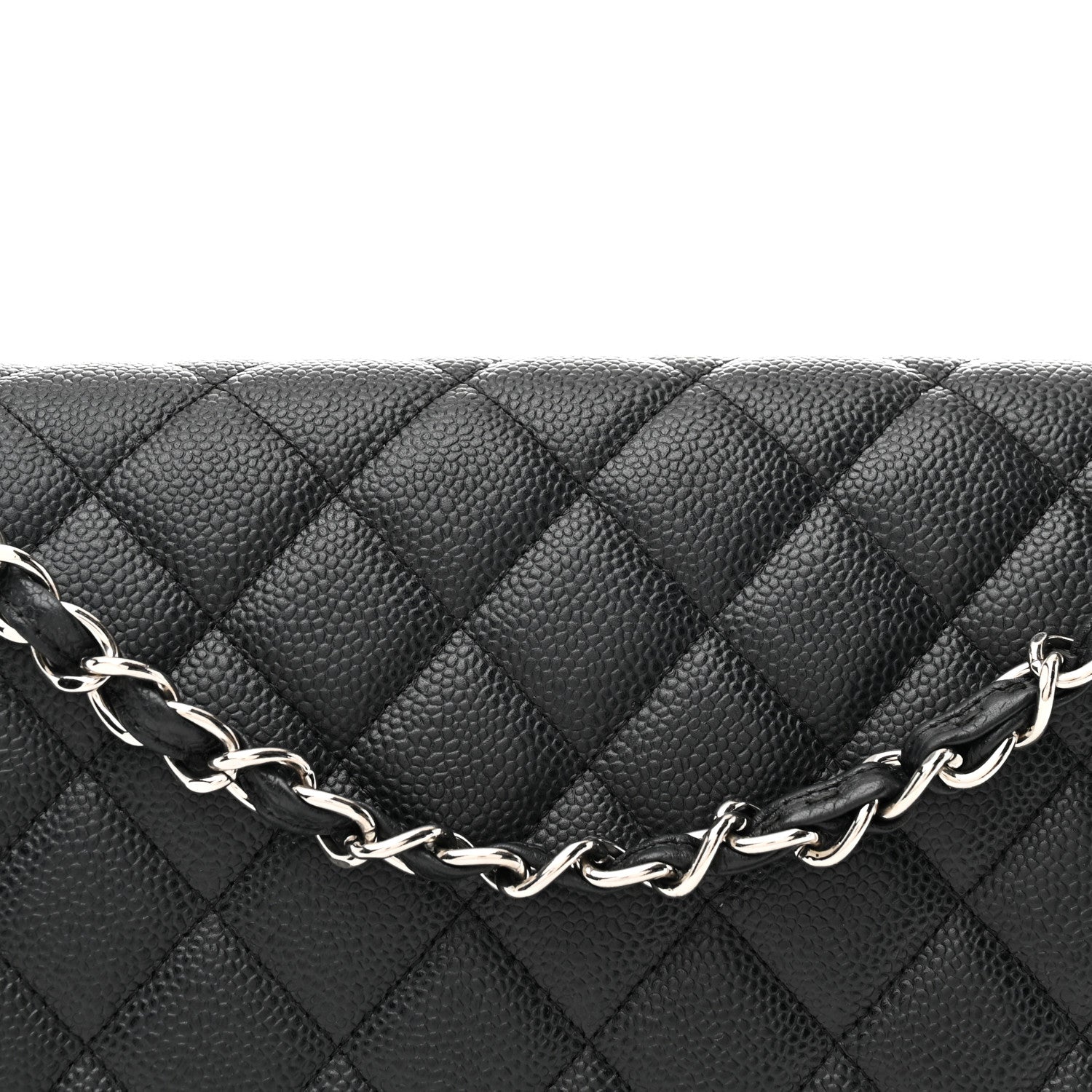 Chanel Caviar Quilted Maxi Double Flap Black