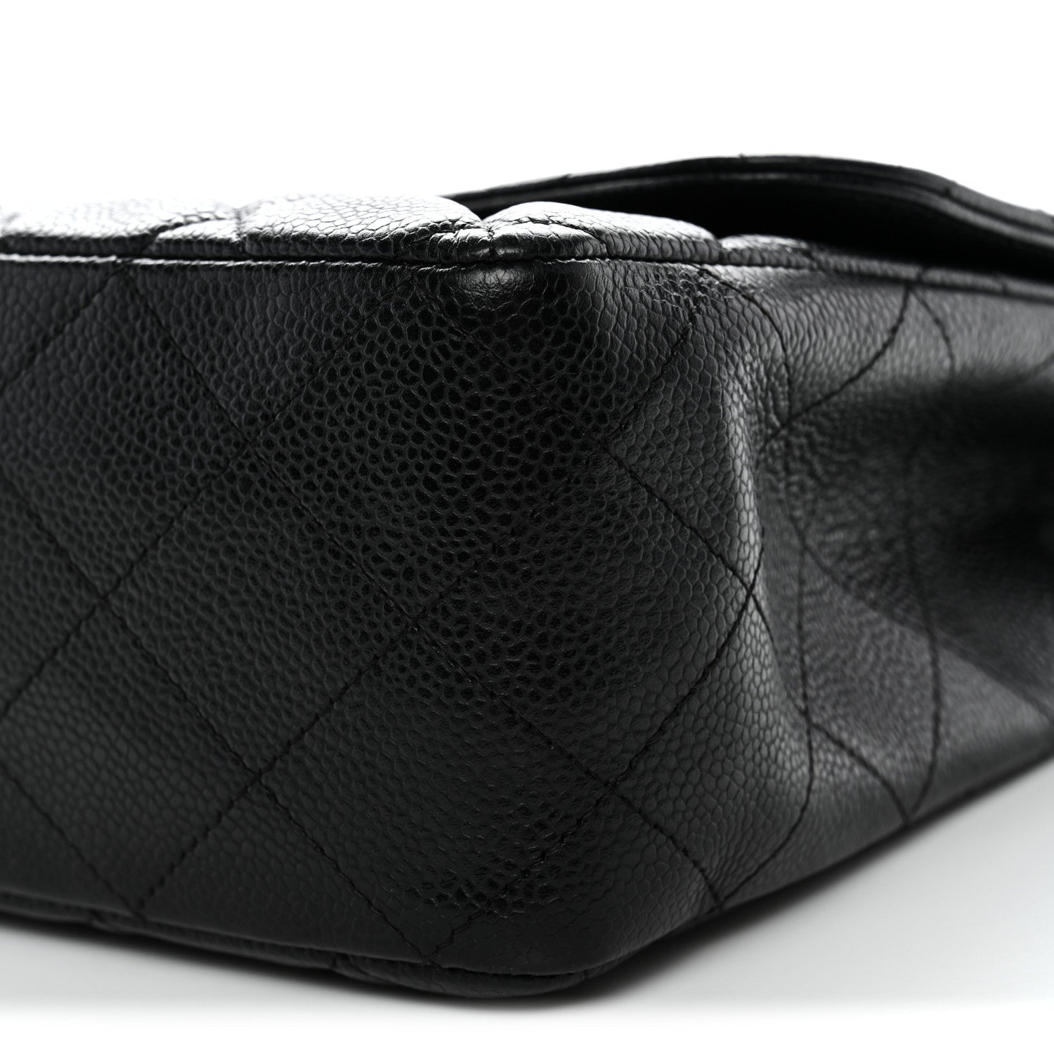Chanel Caviar Quilted Jumbo Single Flap Black
