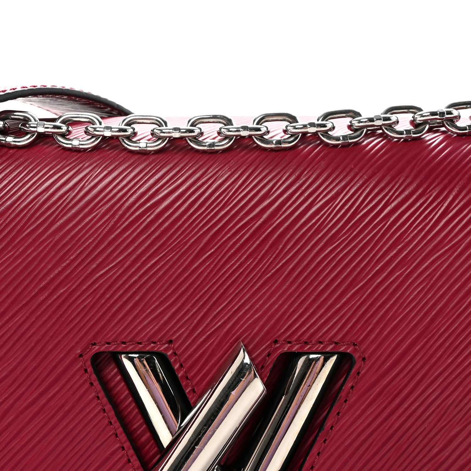 Louis Vuitton Epi Twist Shoulder Bag MM Fuchsia