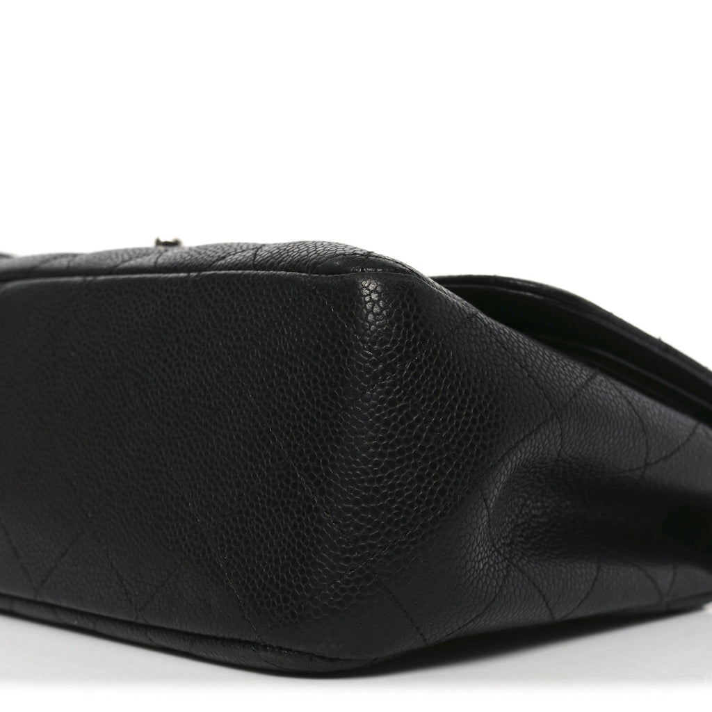 Chanel Caviar Quilted Jumbo Double Flap Black