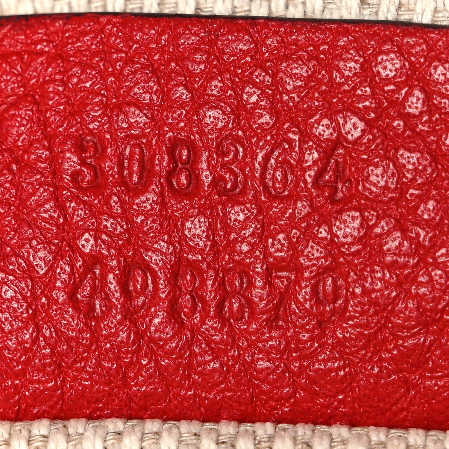 Gucci Pebbled Calfskin Small Soho Disco Bag Vibrant Red