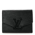 Louis Vuitton Epi Grenelle Compact Wallet Black
